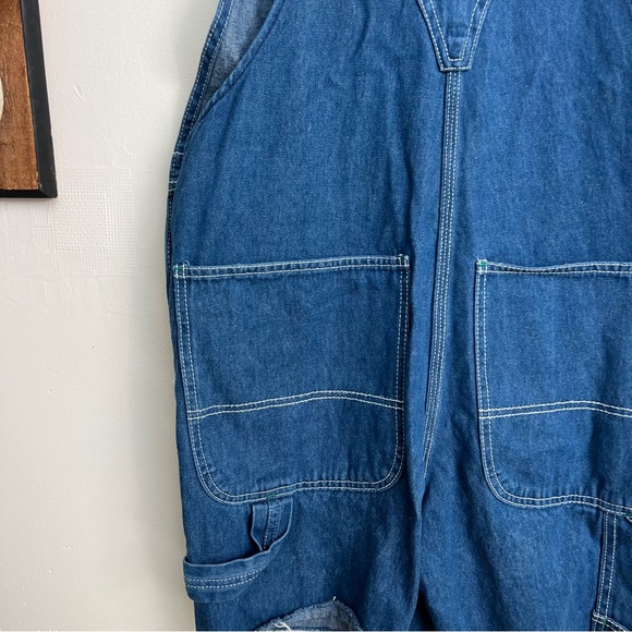 Liberty Denim Cut Off Shorts Overalls size 32 - Picture 11 of 12